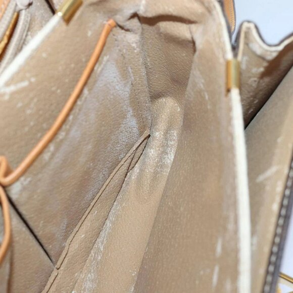 CELINE Macadam Canvas Shoulder Bag PVC Leather Brown Auth - Picture 13 of 16